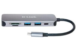USB-концентратор D-Link DUB-2325 2xUSB3.0, 1xUSB TypeC, 1xSD, 1x-microSD, USB TypeC от производителя D-Link