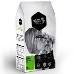 Корм Amity Mini Adult сухий з куркою та ягням для дорослих собак малих порід 10 кг (8436538948323) від виробника Amity