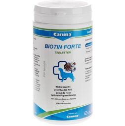 Витамины Canina Biotin forte для здоровья шерсти и кожи у собак 210 табл (4027565101115) от производителя Canina