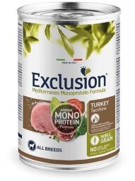 Exclusion Adult Turkey All Breed консерв для собак с индейкой 400 г (8011259003553) от производителя Exclusion