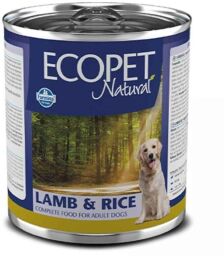 Вологий корм для собак Farmina Ecopet Natural Dog Lamb & Rice з ягнятком, 300 г (167 512) від виробника Farmina