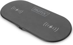 Зарядний пристрій DIGITUS Wireless Charging, Pad, Duo, 15W