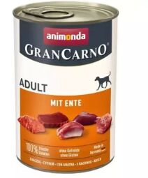 Вологий корм для собак Animonda Gran Carno Adult with Duck (качка) 400г