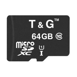 Карта памяти MicroSDXC 64GB UHS-I Class 10 T&G (TG-64GBSDCL10-00) от производителя T&G
