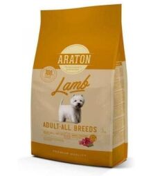 Поживний сухий корм для дорослих собак з ягнятиною ARATON LAMB Adult All Breeds 3кг