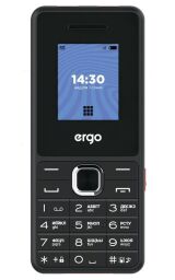 Мобiльний телефон Ergo E181 Dual Sim Black (E181 Black) від виробника Ergo