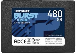 Накопитель SSD 480GB Patriot Burst Elite 2.5" SATAIII TLC (PBE480GS25SSDR) от производителя Patriot