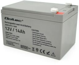 Акумуляторна батарея Qoltec 12V 14AH (QLT1214B/29564) AGM