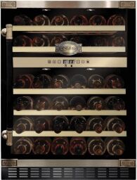 Холодильна камера Kaiser для вина, 82x60x57, 145л, полиць - 5, зон - 2, бут-46, 1дв., чорний