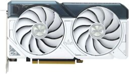 Видеокарта ASUS GeForce RTX 4060 8GB GDDR6 DUAL OC DUAL-RTX4060-O8G-WHITE белый (90YV0JC2-M0NA00) от производителя Asus