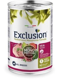 Exclusion Adult Veal All Breed консерва для собак із телятиною 400 г (8011259003515) від виробника Exclusion