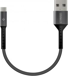 Кабель Intaleo CB0 USB - micro USB (M/M), 0.2 м, Black/Grey (1283126495632) від виробника Intaleo