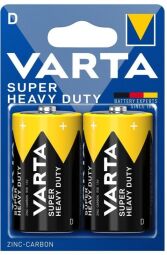 Батарейка VARTA Super Heavy Duty угольно-цинковая D BLI 2 блистер, 2 шт. (02020101412) от производителя Varta