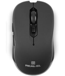 Миша бездротова REAL-EL RM-330 Black (EL123200035) від виробника Real-El