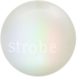 Іграшка для собак Planet Dog Strobe Ball White (Стробе Болл) м'яч, що світиться білий(pd68805)