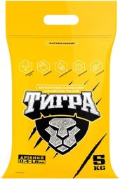 Натуральний бентонітовий наповнювач для котячих туалетів Тигра, 5 кг, гранула міні 0,4-1,5 мм, жовтий (5200) від виробника Тигра