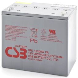 Акумуляторна батарея CSB HRL, 12V, 50Ah, AGM (HRL12200WFR) від виробника Eaton