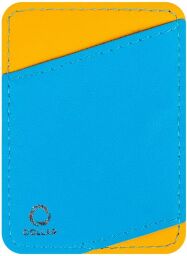 Холдер для карток WAUDOG Family з малюнком "Colors of freedom", преміум шкіра (ширина 70 мм, довжина 95 мм)