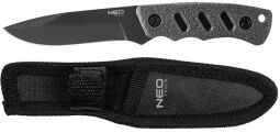 Ніж тактичний Neo Tools Bushcraft, 165мм, лезо 94мм, 3Cr13, ручка TPR, нейлоновий чохол (63-106) від виробника Neo Tools