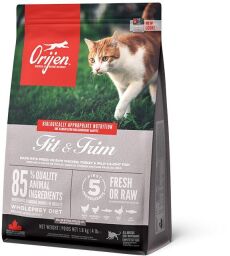 Корм Orijen Fit & Trim сухой для взрослых кошек с избыточным весом 1.8 кг (0064992284183) от производителя Orijen