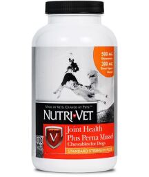 Витамины Nutri-Vet Joint Health Plus Perna Mussel для укрепления связок и суставов у собак 100 табл (0669125666678) от производителя Nutri-Vet