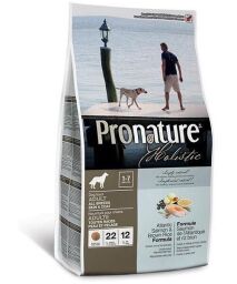 Pronature Holistic Adult Atlantic Salmon & Brown Rice 2.72 кг сухої холістік корм для собак всіх порід (ПРХСВАЛКР2_72) від виробника Pronature Holistic