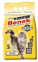 Бентонітовий наповнювач Super Benek Optimum Line Natural без запаху 5 л