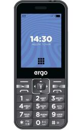 Мобильный телефон Ergo E281 Dual Sim Black (E281 Black) от производителя Ergo