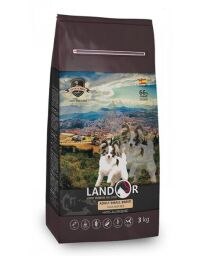 Сухой корм Landor (Ландор) SMALL Breed DUCK & RICE 15кг для взрослых собак мелких пород из утков (8433022859851) от производителя LANDOR