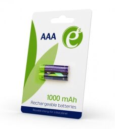 Аккумулятор EnerGenie AAA/HR03 Ni-MH 1000 mAh BL 2шт (EG-BA-AAA10-01) от производителя Energenie