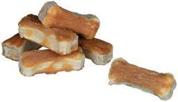 Ласощі для собак Trixie Кость для чищення зубів з куркою Denta Fun 5 см 120 г (8 шт.)