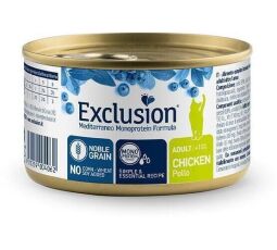 Exclusion Cat Adult Chicken консерва для дорослих котів з куркою 85 г (8011259004017) від виробника Exclusion