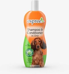 Шампунь-кондиціонер для собак ESPREE Shampoo & Conditioner in One for bathing Systems 591 мл (0748406003903) від виробника Espree