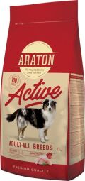 Поживний сухий корм для дорослих активних собак всіх порід ARATON ACTIVE All Breeds 15кг