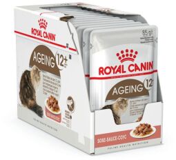 Вологий корм Royal Canin Ageing 12+ для кішок старше 12 років 12шт*85 г в соусі