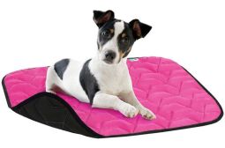Підстилка для собак AV, розмір S, 55*40 см, рожево-чорна (0076) від виробника AiryVest