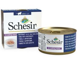 Корм Schesir Tuna with Whitebaits Can вологий з тунцем, анчоусами та рисом 85 гр (8005852750525) від виробника Schesir
