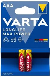 Батарейка VARTA LONGLIFE MAX POWER лужна AAA  блістер, 2 шт.