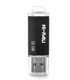 Флеш-накопичувач USB 32GB Hi-Rali Corsair Series Black (HI-32GBCORBK)