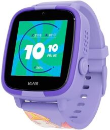 Дитячий телефон-годинник з GPS трекером Elari FixiTime Fun Lilac (ELFITF-LIL) від виробника ELARI