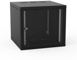 Шафа ZPAS 19", 15U, 600x600, Z-BOX, змінні бічні стінки, скляні двері, 100кг максимальне, чорна (WZ-7240-20-A4-161-BNP) від виробника ZPAS