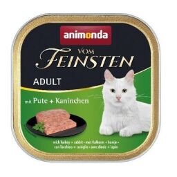 Корм Animonda Vom Feinsten влажный с индейкой и кроликом для взрослых кошек 100 гр (4017721832052) от производителя Animonda