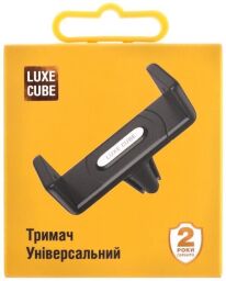 Тримач автомобільний Luxe Cube Універсальний Black (9988866446891) від виробника Luxe Cube