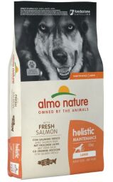 Сухой корм для взрослых собак больших пород Almo Nature (Альмо Натюр) Holistic со свежим лососем 12 кг (DT765) от производителя Almo Nature