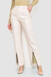 Штани жіночі AGER з екошкіри, колір кремовий, 186R5986