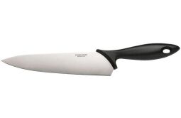 Кухонний ніж кухарський Fiskars Essential, 21,4 см, нержавіюча сталь, пластик