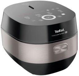 Мультиварка Tefal Multicook&Bake IH, 1500Вт, чаша-5л, кнопочное управление, пластик/металл, черный-металл (RK908A34) от производителя Tefal