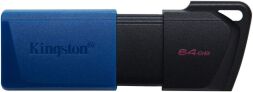 Накопичувач Kingston   64GB USB 3.2 Type-A Gen1 DT Exodia M Black Blue