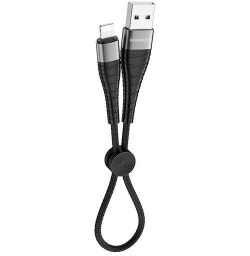 Кабель Borofone BX32 USB - Lightning, 0.25м, Black (BX32LB0.25) від виробника Borofone