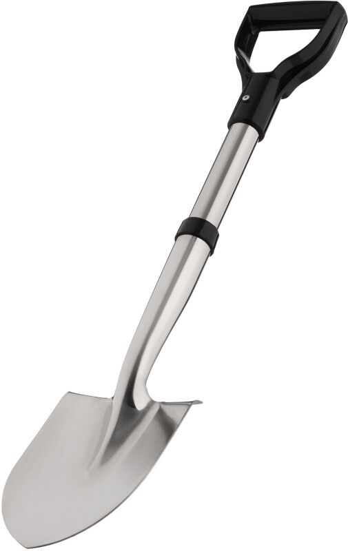Лопата штикова 2E Gloss, компактна, нержавіюча сталь, 2мм, 70см, 0.95кг (2E-S70G)